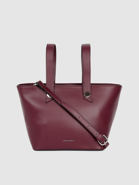 

Allen Solly Purple Solid Handheld Bag