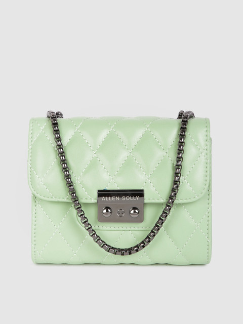 

Allen Solly Green Quilted Sling Bag