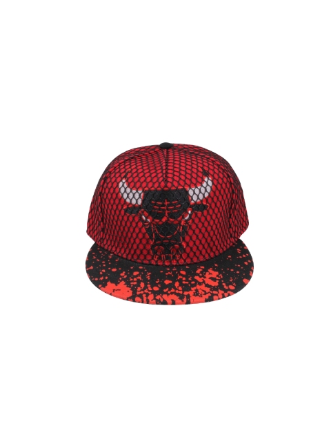 

FabSeasons Unisex Red & Black Mesh Hip-Hop Cap