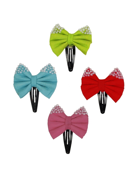 

ONE on ONE Women Set of 4 Tic Tac Hair Clips, Black