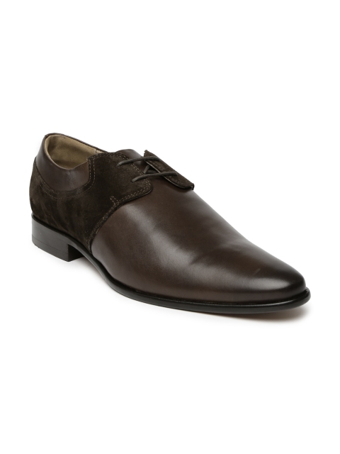 

Language Men Brown Leather Derbys