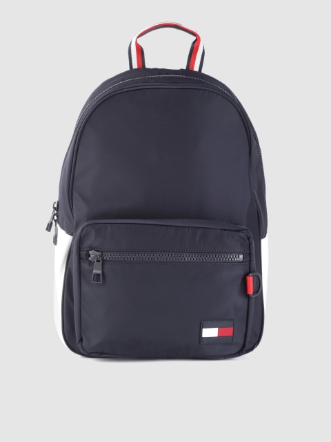

Tommy Hilfiger Unisex Navy Blue & White 14 Inch Laptop Backpack