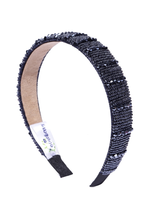 

Blueberry Women Navy Blue Beaded Hairband