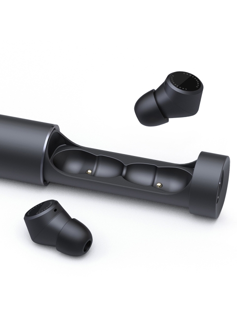 

CrossBeats Unisex Black Solid Urban-Plus True Wireless Earbuds