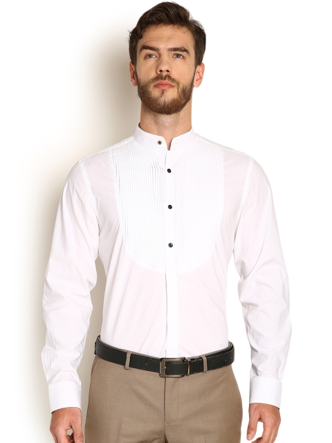 

Blackberrys White Slim Fit Formal Shirt