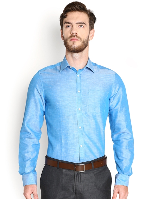 

Blackberrys Blue Slim Fit Formal Shirt