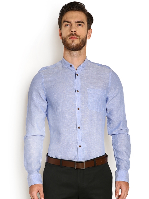 

Blackberrys Blue Slim Fit Smart Casual Shirt