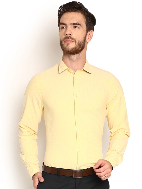 

Blackberrys Yellow Slim Fit Formal Shirt