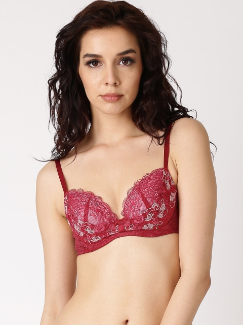 

Wacoal Red Lace Push-up Bra BRB460-RE-E80