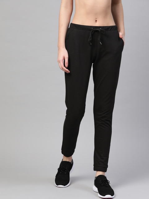 

M7 by Metronaut Women Black Slim Fit Solid Joggers