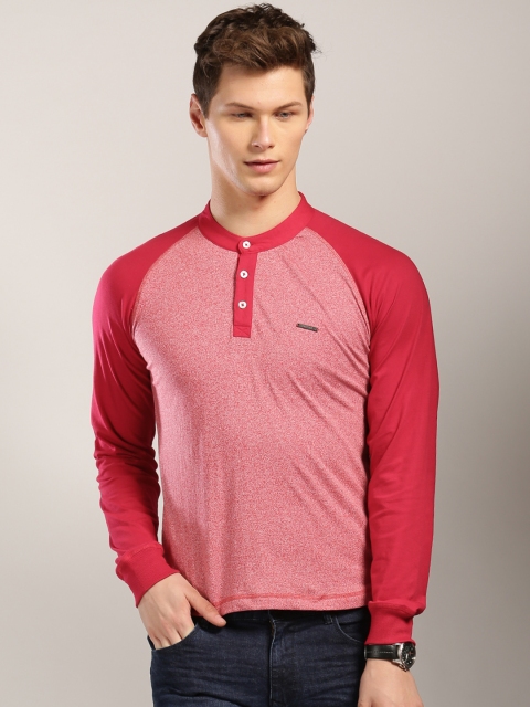 

Harvard Men Red Henley T-shirt