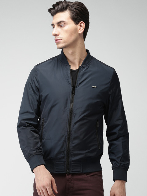 

INVICTUS Navy Bomber Jacket, Navy blue