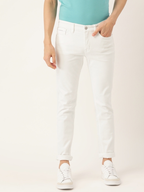 

Calvin Klein Jeans Men White Skinny Fit Stretchable Jeans