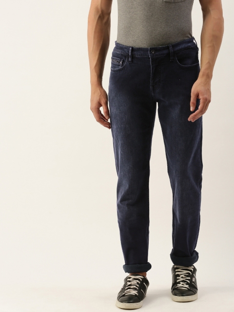 

Calvin Klein Jeans Men Navy Blue Slim Fit Mid-Rise Clean Look Stretchable Jeans