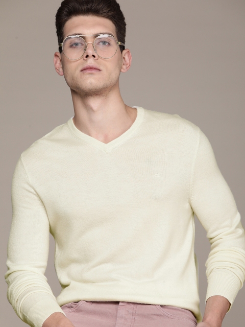 

Calvin Klein Jeans Men Beige Pullover