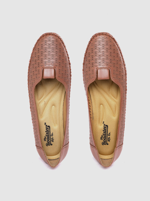 

Roadster Women Brown Laser Cut Ballerinas