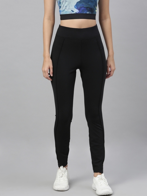 

Nike Women Black Solid Cropped LEGASEE ZIP Training Tights