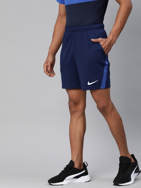 

Nike Men Blue Solid M NK DF KNIT Regular Fit Training Shorts