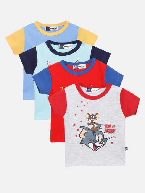 

Moms Love Boys Assorted 4 Printed T-shirt