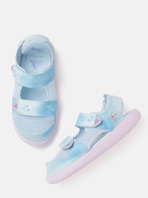 

ADIDAS Kids Blue Printed Comfort CT C Sports Sandals