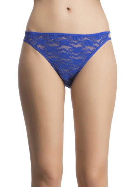 

Clovia Women Blue Lace Briefs PN0456P08