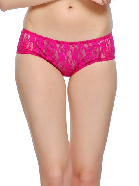 

Clovia Women Pink Lace Hipster Briefs PN0116A22
