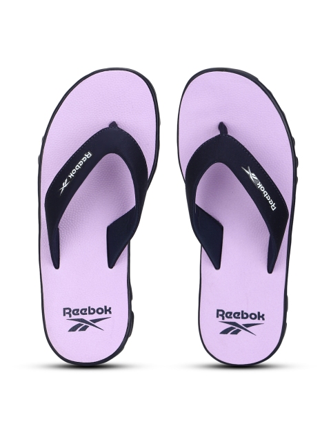 

Reebok Women Purple & Navy Blue CAPE Thong Flip-Flops