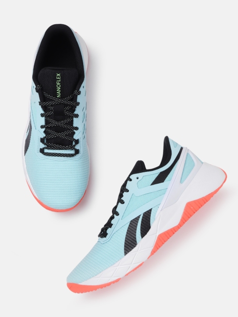 

Reebok Men Sea Green Woven Design Nanoflex Training Shoes