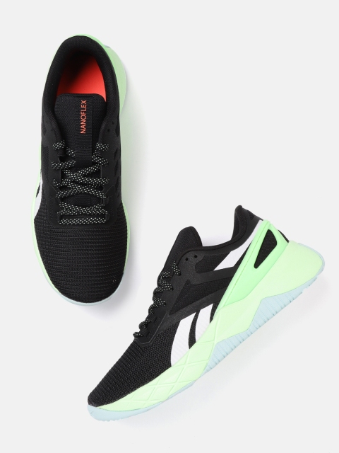 

Reebok Women Black Nanoflex Woven Design Training Shoes