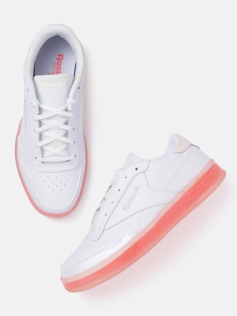 

Reebok Classic Women White Leather Excluding Trim Royal Techque T Ce Training Shoes
