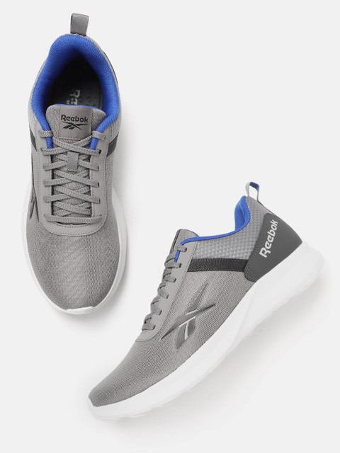 

Reebok Men Grey Emergo Woven Design Running Shoes