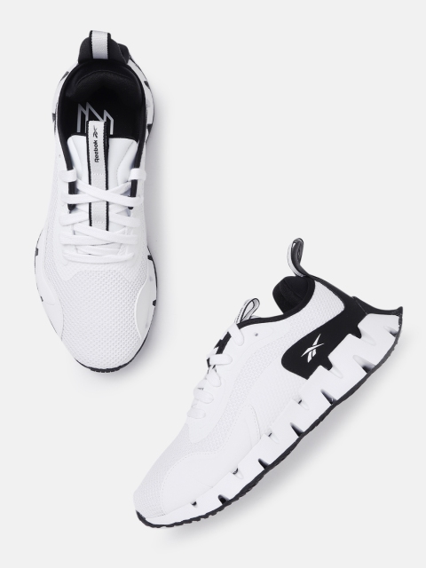 

Reebok Men White Woven Design Zig Dynamica Sneakers