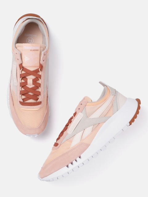 

Reebok Classic Women Coral Pink Classic Leather Legacy Sneakers