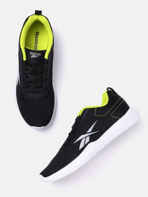 

Reebok Men Black Woven Design Advent Training Shoes