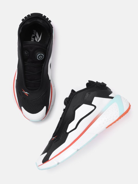 

Reebok Classic Unisex Black & White Model F Colourblocked Running Shoes