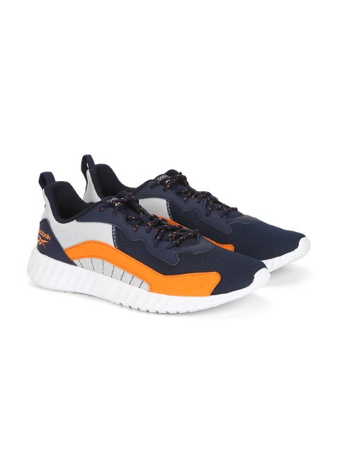 

Reebok Men Navy Blue & Orange OFF Roader Running Shoes