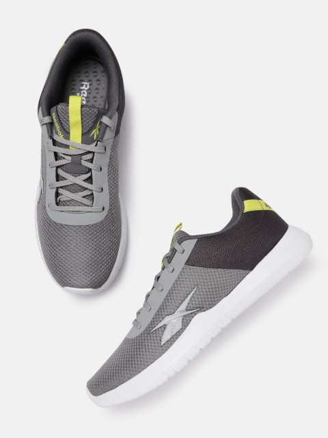 

Reebok Men Grey Woven Design Training Varys Shoes