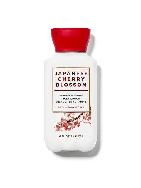 

Bath & Body Works Japanese Cherry Blossom Travel Size Body Lotion 88 ml, White
