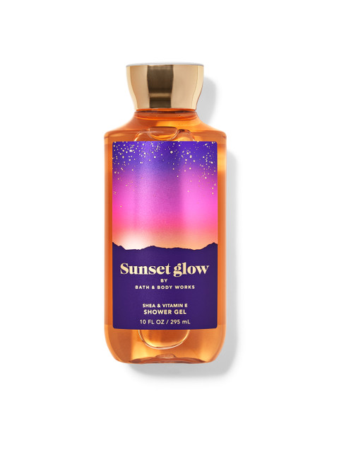 

Bath & Body Works Sunset Glow Shea & Vitamin E Shower Gel 295 ml, Pink