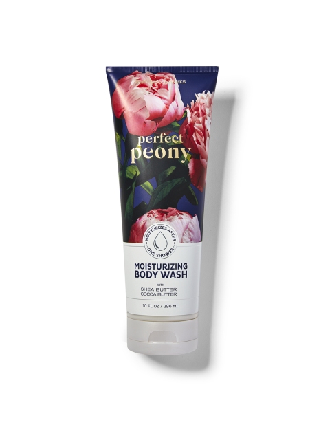 

Bath & Body Works Perfect Peony Shea & Cocoa Butter Moisturizing Body Wash 296 ml, Blue