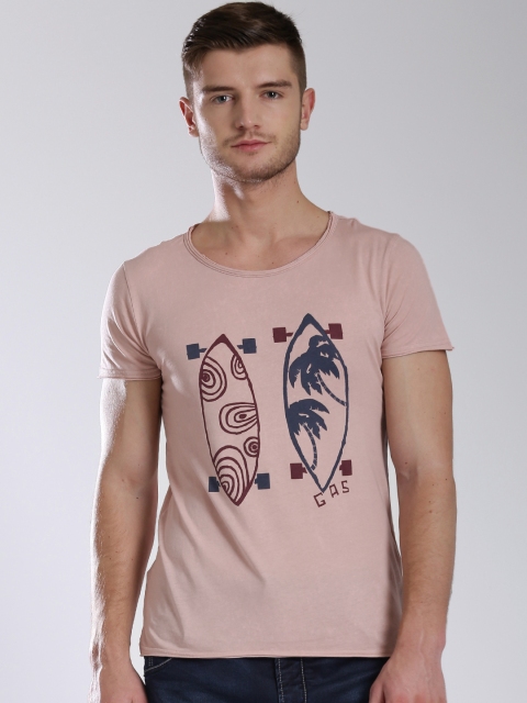 

GAS Dusty Pink Printed T-shirt