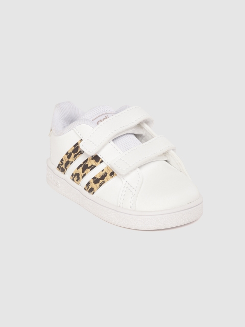 

ADIDAS Kids White Solid Grand Court I Shoes
