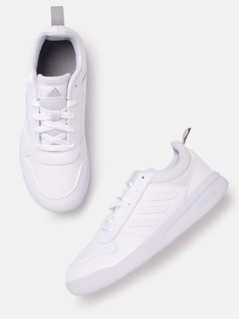 

ADIDAS Kids White Solid Tensaur Running Shoes