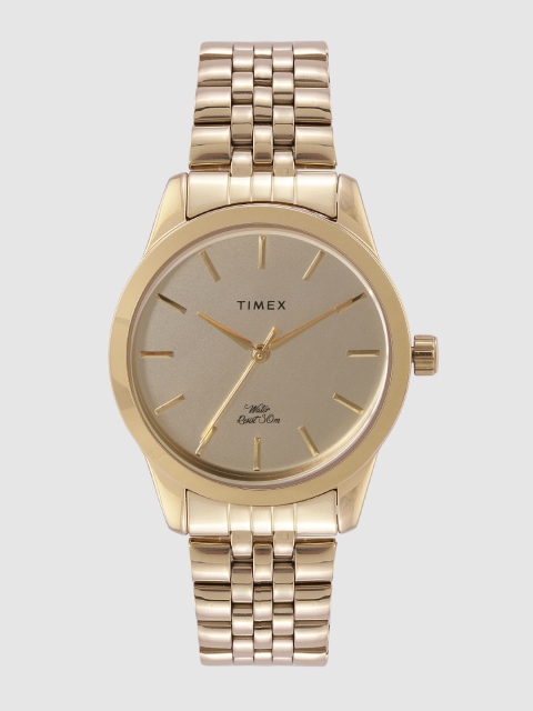 

Timex Women Gold-Toned Analogue Watch TWEL13103