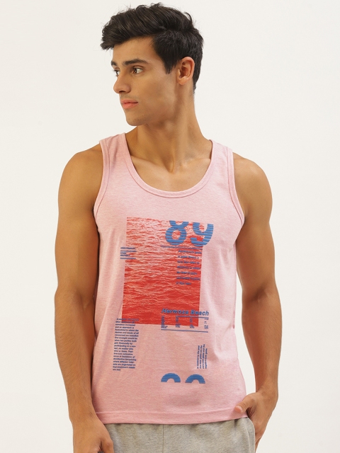 

Sweet Dreams Men Pink Printed Round Neck Lounge T-shirt