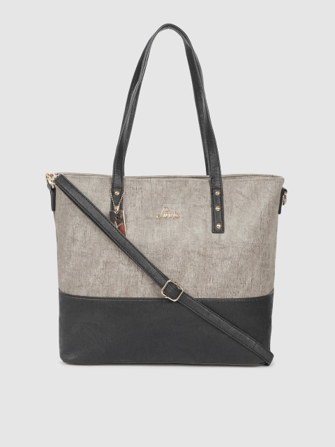 

Lavie Grey & Black KAIA Colourblocked Shoulder Bag