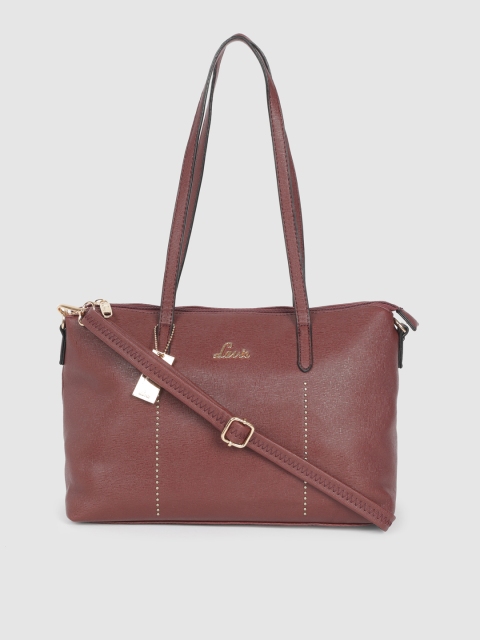 

Lavie Maroon Solid Shoulder Bag