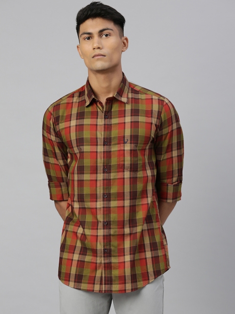 

Allen Solly Men Multicoloured Modern Regular Fit Checked Casual Shirt, Multi
