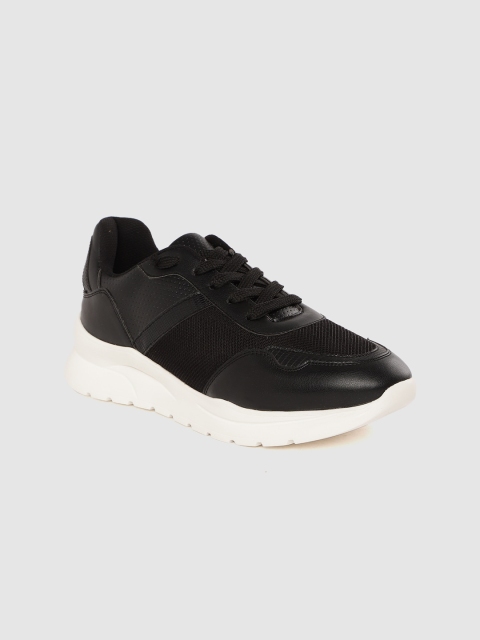 

The Roadster Lifestyle Co Women Black Solid Sneakers