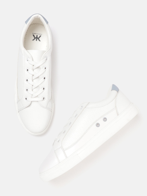 

Kook N Keech Women White Perforated Sneakers